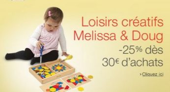 25% de remise sur les jeux et loisirs créatifs Melissa & Doug (dès 30 euros)
