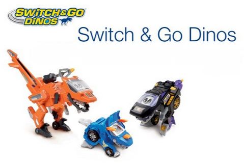 20% de remise sur les jouets Switch and Go Dino de Vtech dès 20 euros d’achats