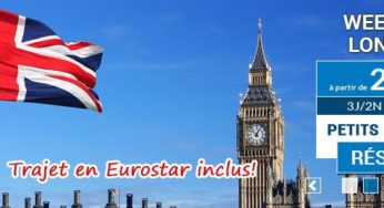 séjour Londres à 200 euros A/R Eurostar + Hôtel Ibis (petit déj.) de 3jours/2nuits