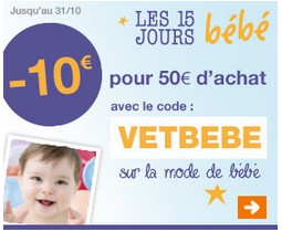 15 jours Bebe Carrefour