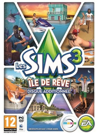 Les Sims 3 ile de Reve 15 euros