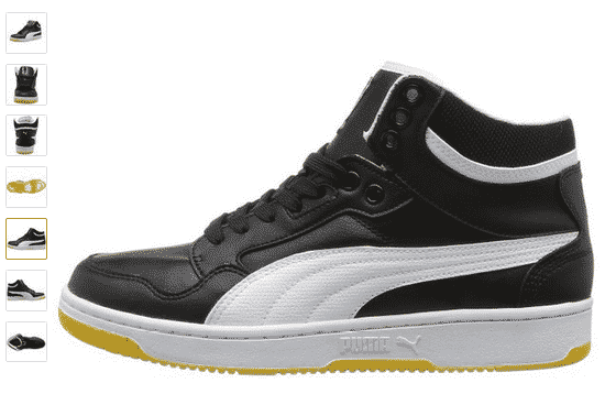 Moins de 32 euros les baskets montantes Puma cuir 