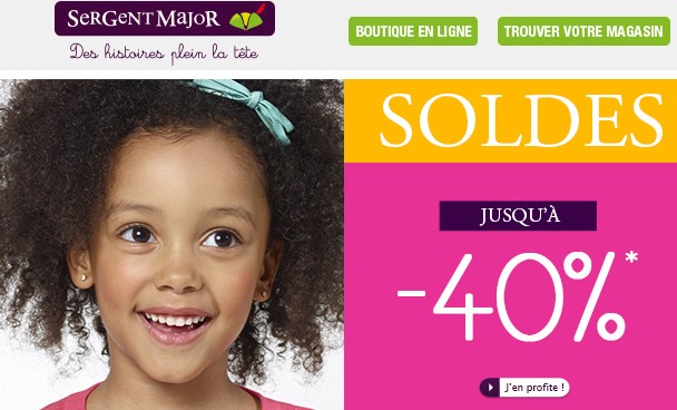 Soldes flottants Sergent Major : bonnes affaires sur les vêtements bébé & enfant!