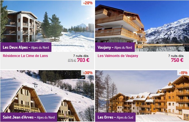 Vacances Noël moins chères : 100€ de remise sans minimum / Madame Vacances (montagne)