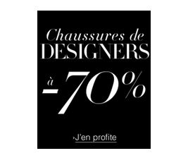 Moins 70% sur plus de 800 modèles de chaussures et sacs de marques designers