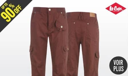 pantalons Lee Cooper pas chers