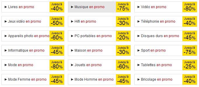 promotions dans tous les rayons 