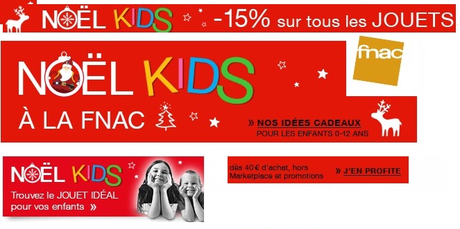 remise noel jouet FNAC