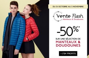 vente flash doudoune ou manteau