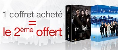 1 coffret DVD Blu-Ray offert pour 1 achete