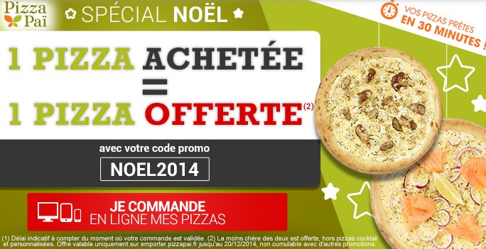 1 pizza Pizza Pai gratuite