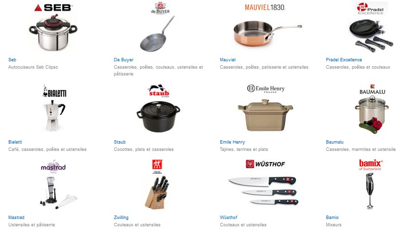 10€ de remise pour 50€ d’achats (Seb, Pradel, Bialetti, Philips, Luminarc, Brita…)