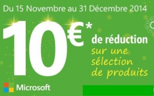 10 euros rembourses accessoire PC Microsoft