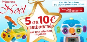 10 euros rembourses sur jouets VTech