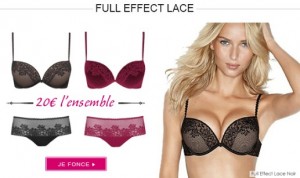 20 euros l’ensemble Wonderbra