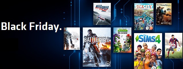 Black Friday Electronic Arts (Origin) : jeux vidéo jusqu’à 75% moins chers (Sim 4, Fifa 15, Battlefield 4….) !