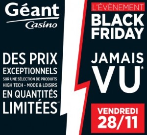 Black Friday Geant Casino