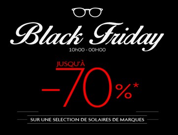 Black Friday Optic 2000 jusqu 70 sur les lunettes de soleil