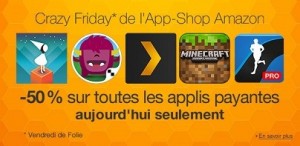 Crazy Friday sur son App-store Android