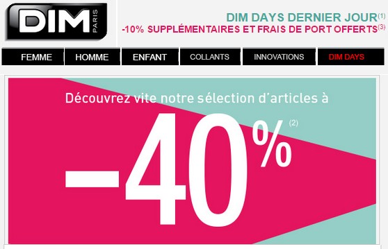 Dernier jour des Dim Days 