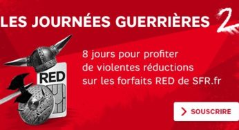 10 euros le forfait SFR Red appels et SMS illimités + 5Go internet (4G) ou 4 euros Red 2h + 3Go + SMS illimités
