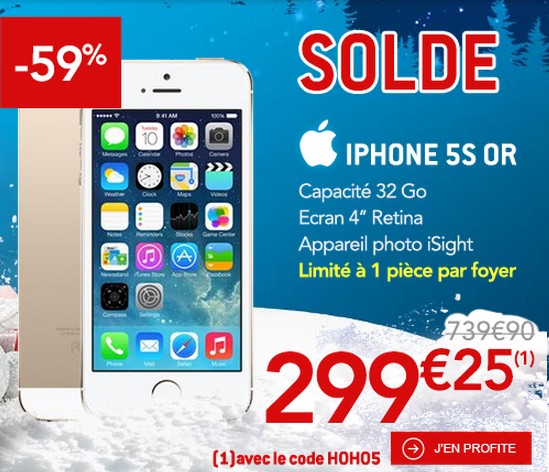 Soldes iphone5S