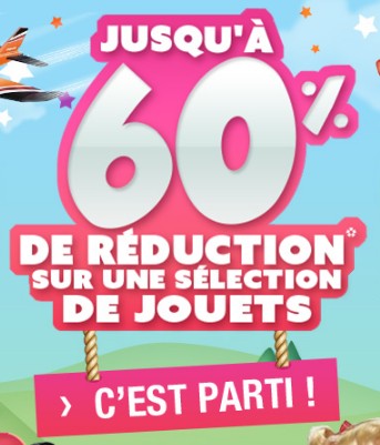 jouets Auchan  moins 60 pourcents