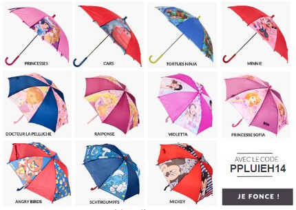 parapluie enfant gratuit