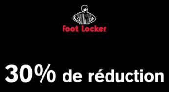 30% de réduction sur Foot Locker (site ou magasin)