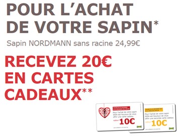 sapin Ikea 2014 carte cadeau