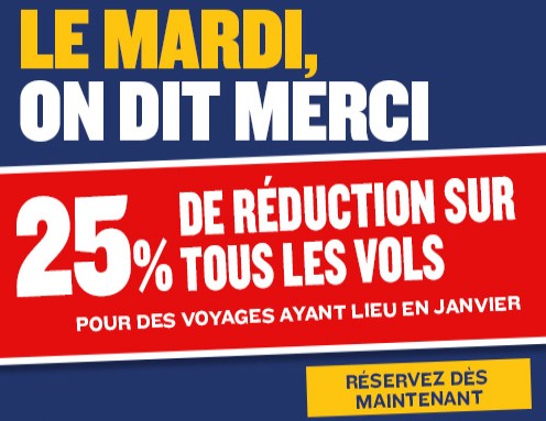 vente flash RyanAir