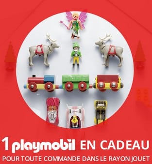 1 jouet acheté = 1 Playmobil offert sur 3 Suisses