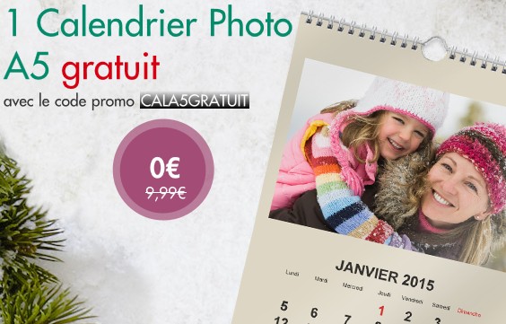 Calendrier photo 2015 gratuit