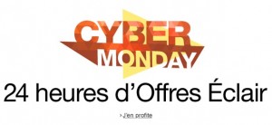 Amazon hier a fini sa semaine Black Friday Week 2014 et lance aujourd’hui le Cyber Monday, autant dire que c’est encore une journée de bonnes affaires avec des ventes flash toutes les 6 heures ! Comme pour le Black Friday, cette journée très américaine est la suite du Black Friday, il est à parier que dans quelques année le Black Friday durera jusqu’à Noel, mais pour l’instant c’est aujourd’hui encore le moment de profiter de ventes flash en high-tech, jouets, mode, sport, informatique, téléphonie et autre ... Profitez du Cyber Monday Amazon Les autres enseignes qui proposent un Cyber Monday aujourd’hui : Conforama, Auchan, Darty, Boulanger, Ne ratez pas le Cyber Monday 2014 pour faire vos achats Ci-dessous quelques offres Cyber Monday du moment (avancez avec les flèches)