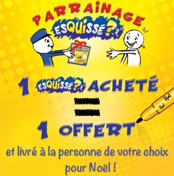 1 jeu Esquissé ? de Goliath acheté = le même offert à un proche