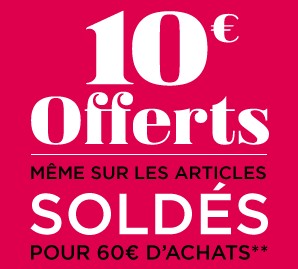 10 euros sur les soldes Balsamik