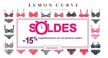 15% supplémentaire sur les Soldes Lemon Curve (lingerie)