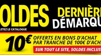 Dernière démarque Conforama ! 10 euros tous les 100 euros (en bons d’achats)