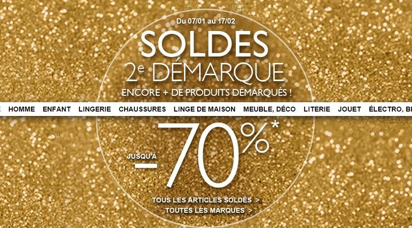 Deuxième démarque La Redoute Soldes