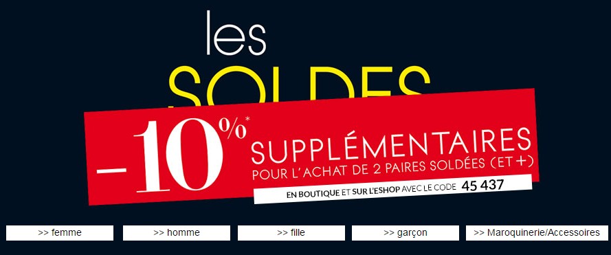 Eram remise sur les soldes aujourd'hui