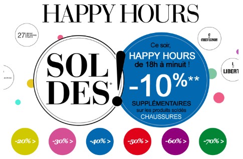 Happy Hours Soldes La Halle