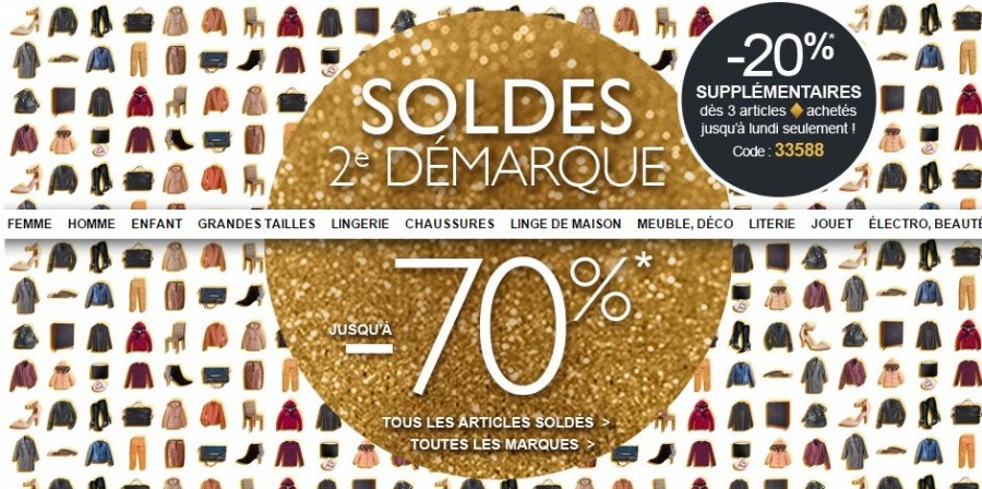 La Redoute remise sur les soldes dimanche