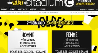 Nouvelle démarque Citadium = 20% supplémentaires (livraison gratuite)