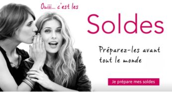 Soldes Jacqueline Riu : Pastilles de couleurs = taux de remises