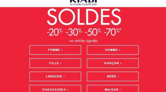 Soldes Kiabi hiver