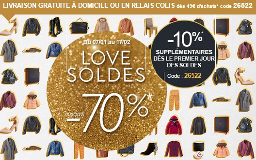 Soldes La Redoute Hiver 2015