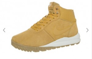 baskets montantes Nike sport cuir homme