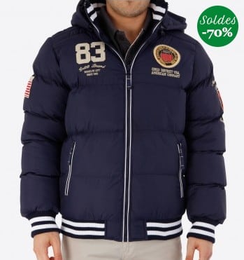 Doudoune Geographical Norway homme à moins de 20 euros (livraison gratuite mag. La Halle)