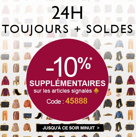 10% supplémentaire sur la troisième démarque La Redoute (aujourd’hui seulement) !