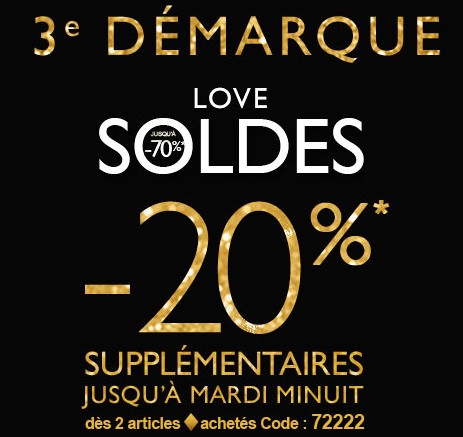 remises supplémentaires sur ses soldes d’hiver